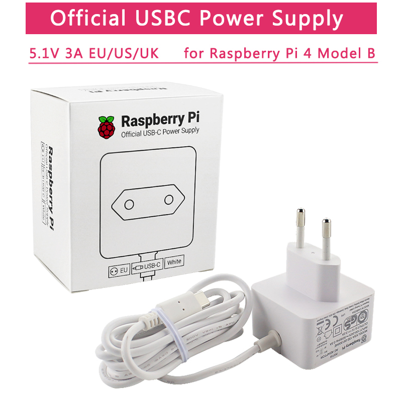 Raspberry Pi 4 - Official Raspberry Pi 4 Power Supply