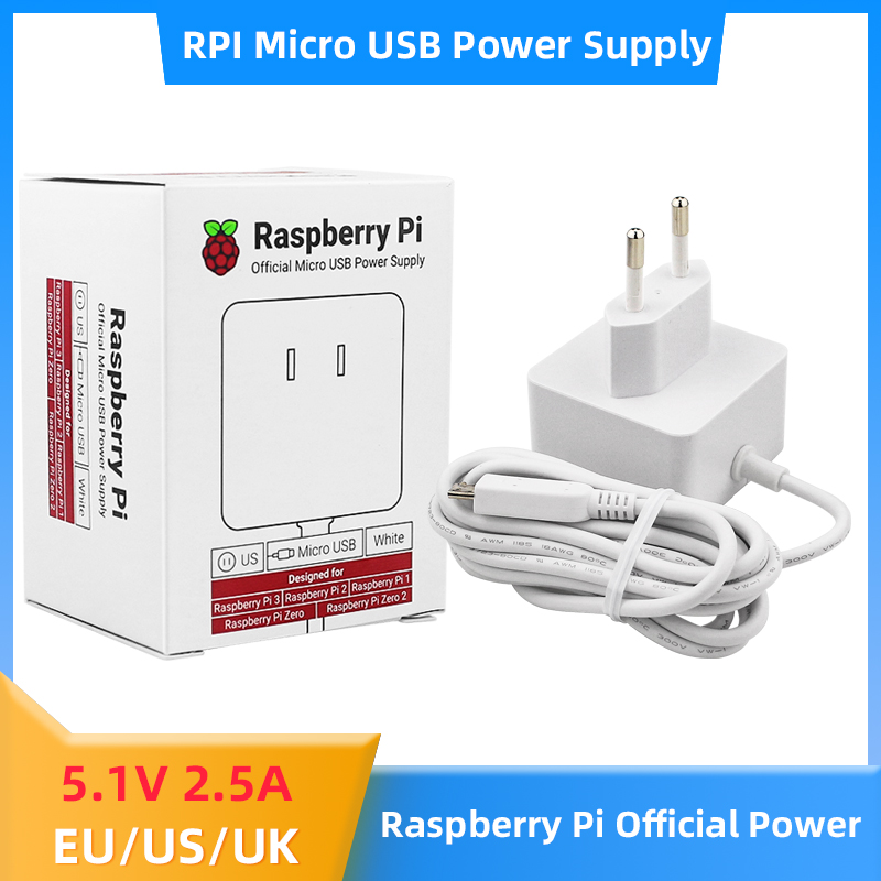 Raspberry Pi Official Power Su - Pi Power Supply ulasan dan harga
