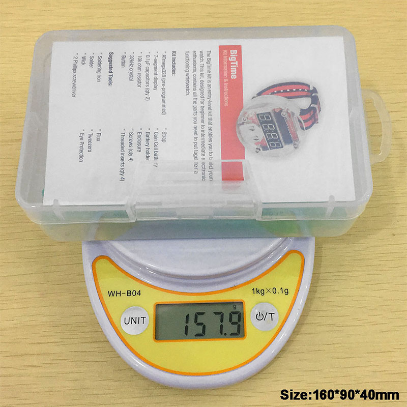Single Chip LED Kit Clock DIY  - Arduino Kit ulasan dan harga