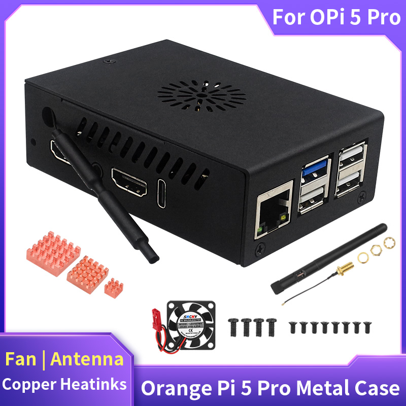 Orange Pi 5 Pro Case Metal She - Pi Cooler ulasan dan harga