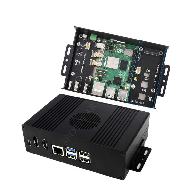 Raspberry Pi 5 Box Case Kit-C  - Raspberry Pi 5 ulasan dan harga