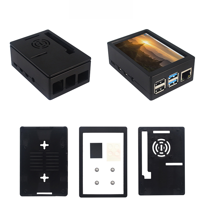 3.5 inch Raspberry Pi 4 Touch  - Pi 4 Case ulasan dan harga
