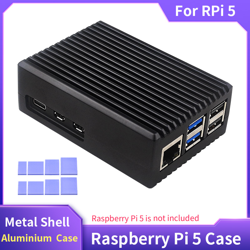 Raspberry Pi 5 Metal Shell Alu - Pi Cooler ulasan dan harga
