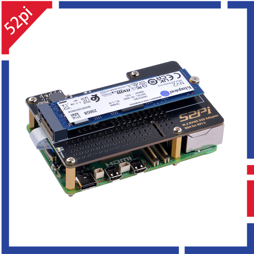 52Pi Raspberry Pi 5 N04 M.2 22 - Pi Cooler ulasan dan harga