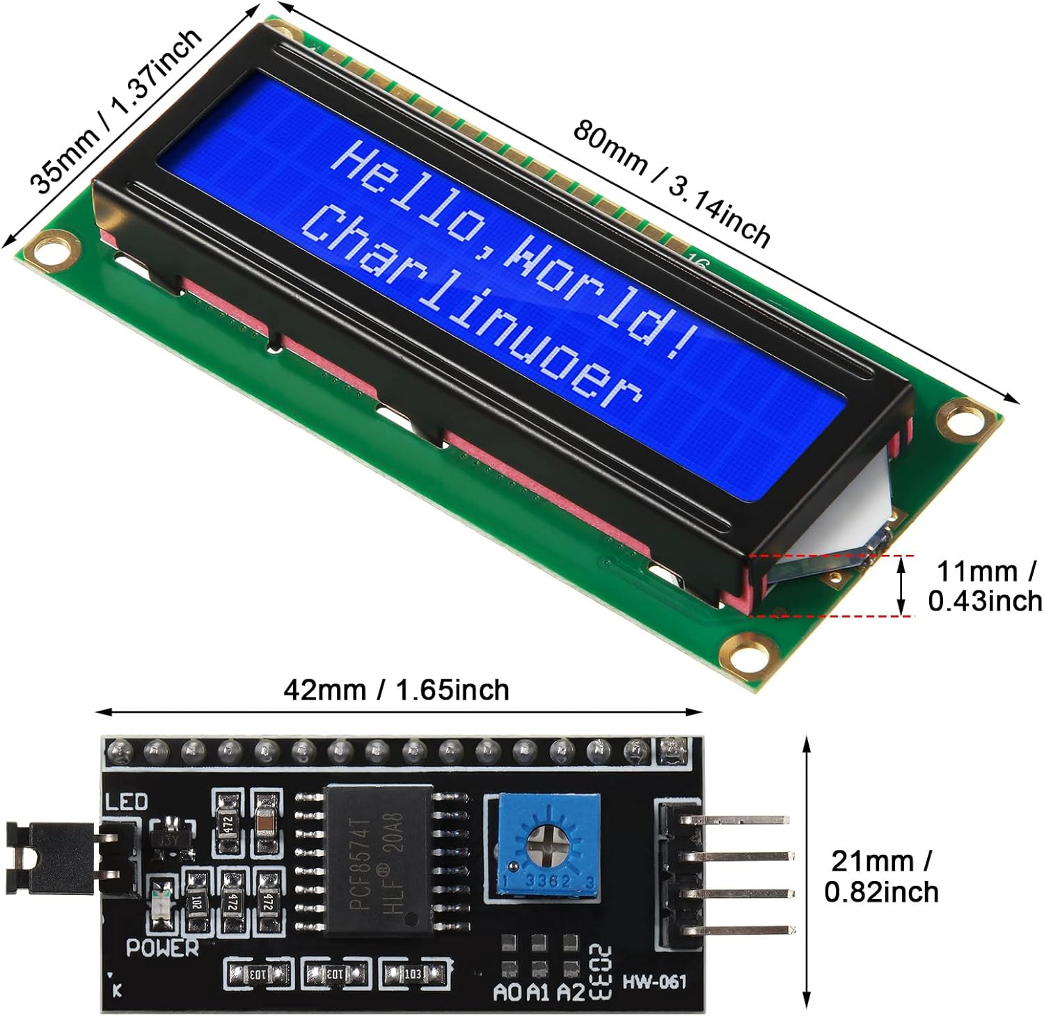 1Set 1602 LCD 20*4 Blue Screen - Raspberry Pi 4 ulasan dan harga
