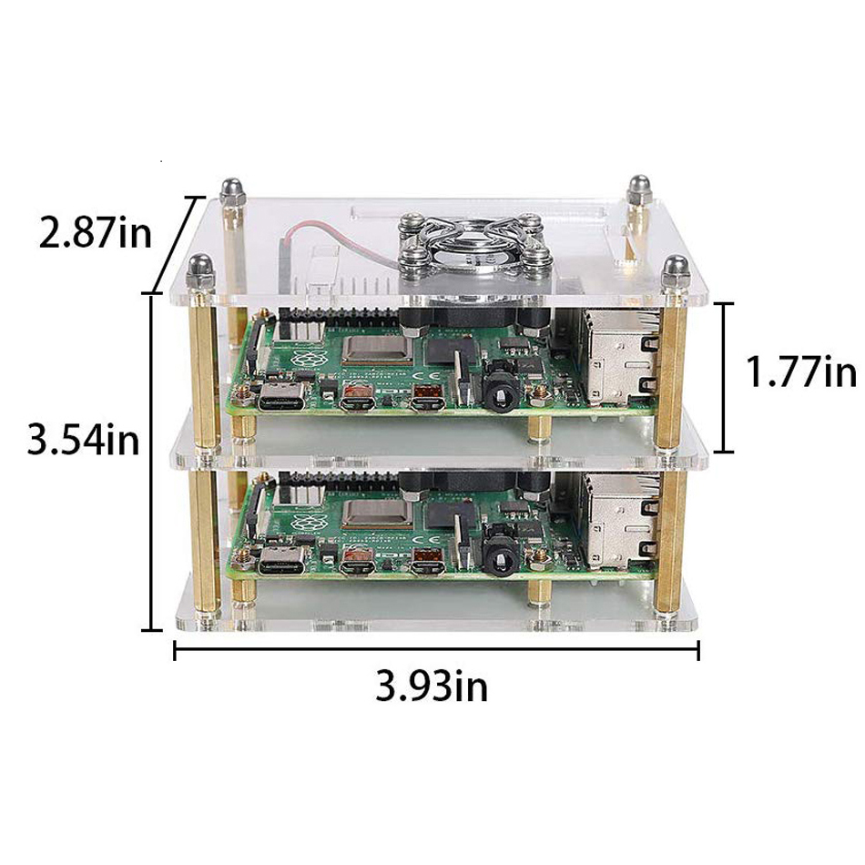Raspberry Pi 4B 3B 3B+ 2B 15 L - Pi Cooler ulasan dan harga
