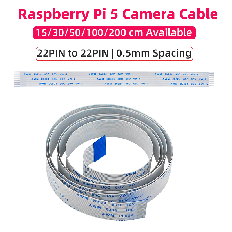 Raspberry Pi 5 Camera Cable 22 - Pi Camera Cable ulasan dan harga